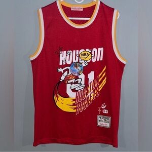 Cactus Jack by Travis Scott BR Mitchell & Ness Houston Rockets NBA Remix Jersey